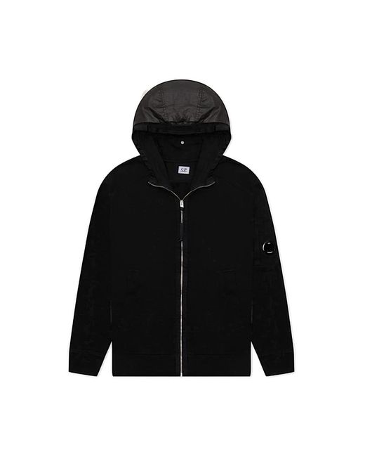 C P Company Black Zip-Throughs for men