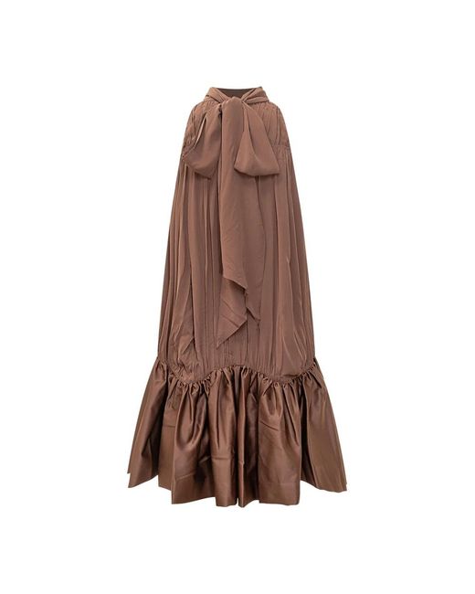 ROTATE BIRGER CHRISTENSEN Brown Party Dresses