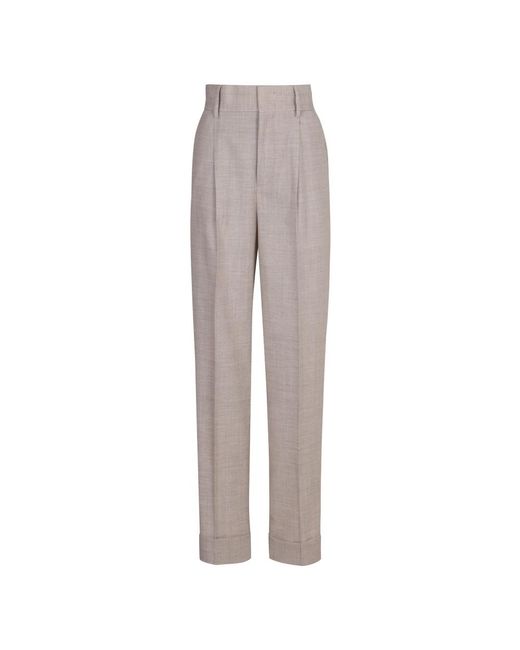Philosophy Di Lorenzo Serafini Gray Wide Trousers