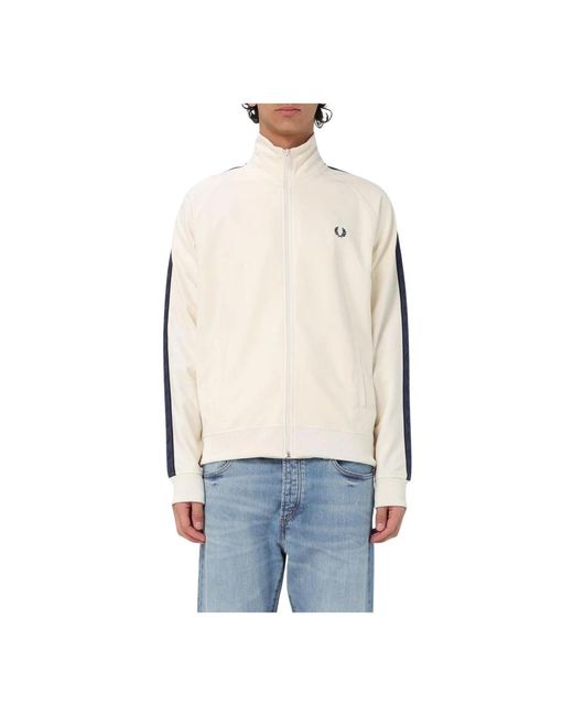 Zip-Throughs di Fred Perry in Blue da Uomo