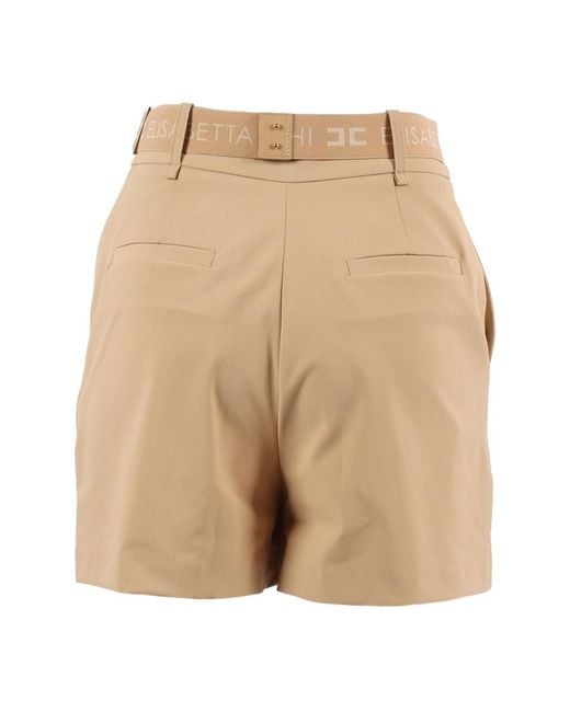 Elisabetta Franchi Natural Casual Shorts