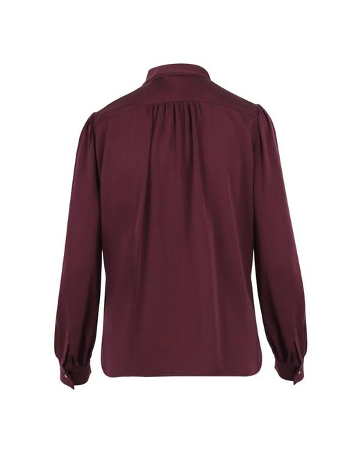 Max Mara Purple Blouses