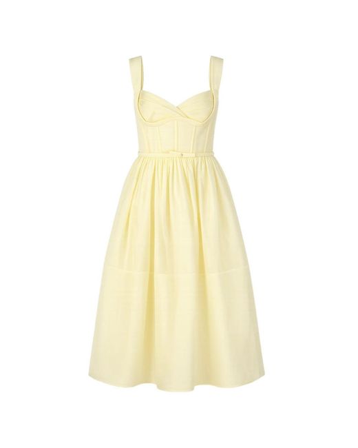 Midi Dresses Zimmermann de color Yellow