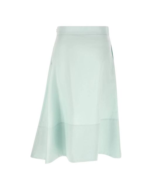 Jil Sander Green Midi Skirts