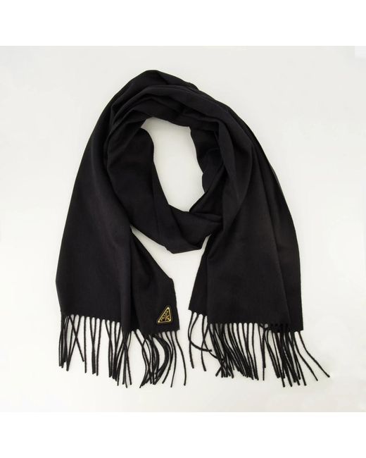 Prada Accessoires ,Zwart ,Wol Winter Scarves in het Black
