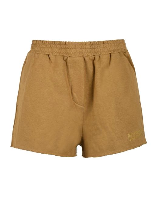 Shorts in cotone per donne di Douuod Woman in Natural