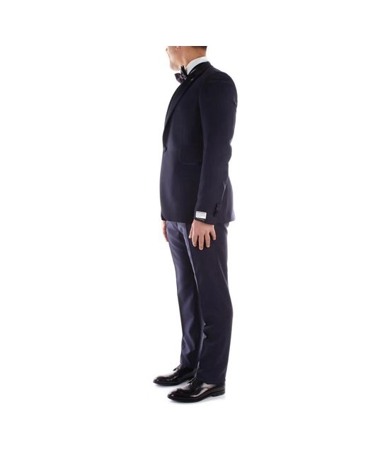 Tagliatore Single Breasted Suits in het Blue voor heren