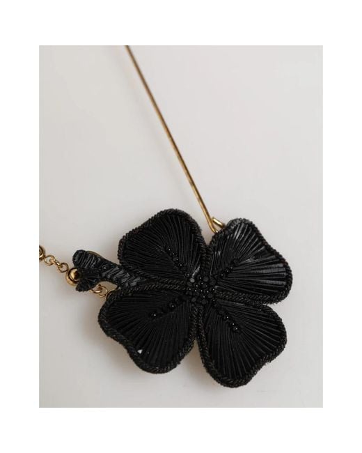 Brooches di Dolce & Gabbana in Black da Uomo
