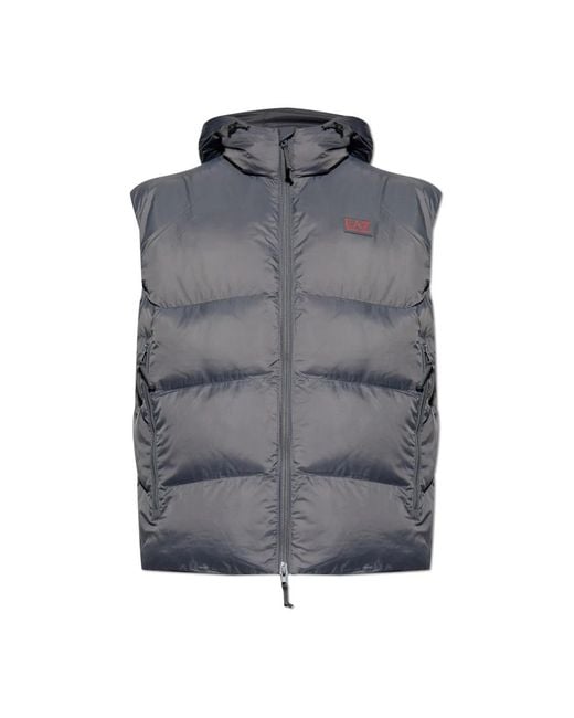 Vests EA7 pour homme en coloris Gray