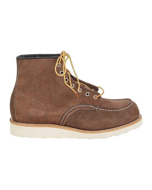 Red Wing Brown Lace-Up Boots for men
