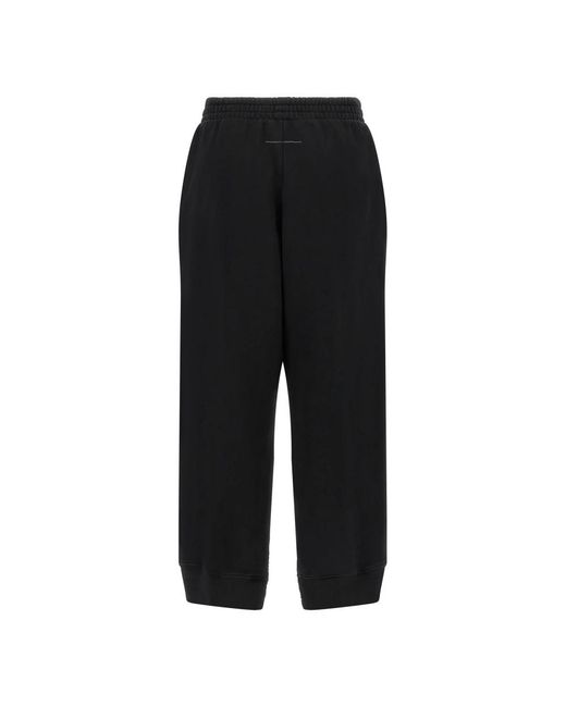 MM6 by Maison Margiela Black Sweatpants
