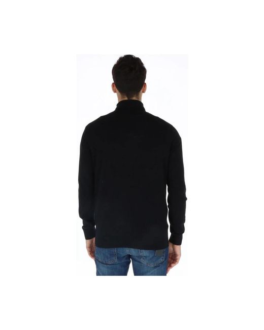 U.S. POLO ASSN. U. Polo Assn. ,Truien & Vesten ,Zwart ,Katoen Mock Neck Sweater Klassieke Stijl in het Black voor heren