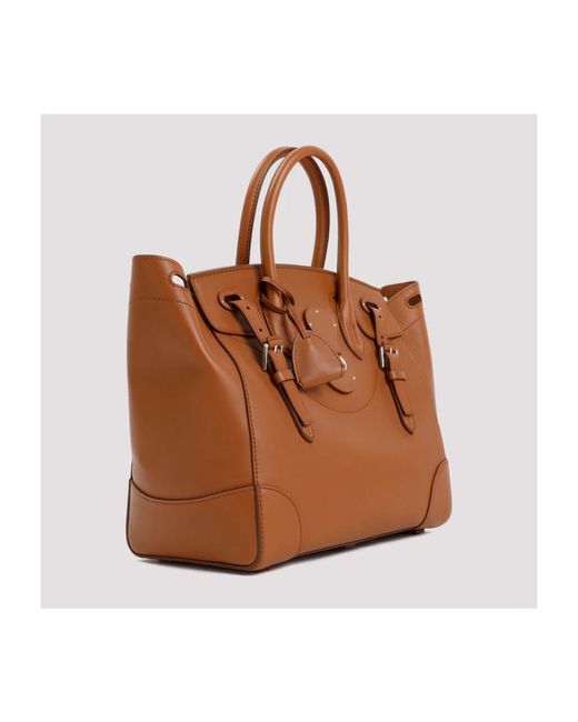 Bags > tote bags Ralph Lauren en coloris Brown