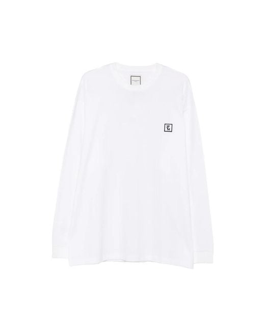 Wooyoungmi White Long Sleeve T-Shirts for men