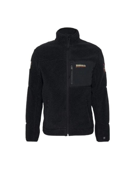 Napapijri Black Light Jackets for men