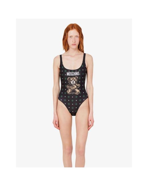 One-Piece Moschino de color Black