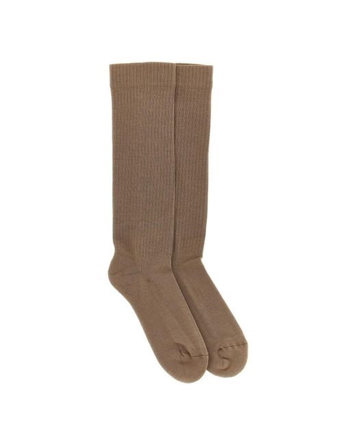 Rick Owens Brown Socks