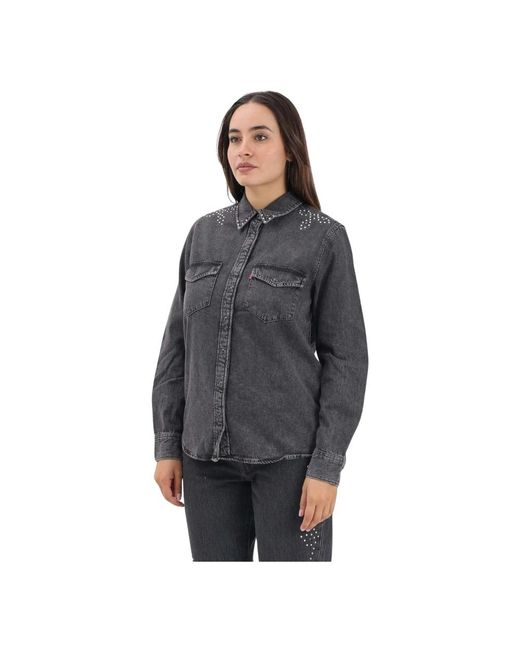 Denim Shirts Levi's de color Gray