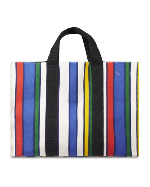 MSGM Blue Tote Bags