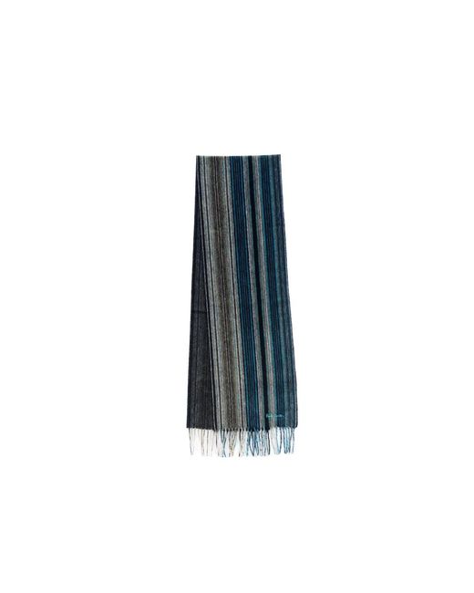 Paul Smith Blue Winter Scarves for men