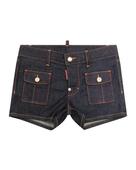 DSquared² Blue Denim Shorts