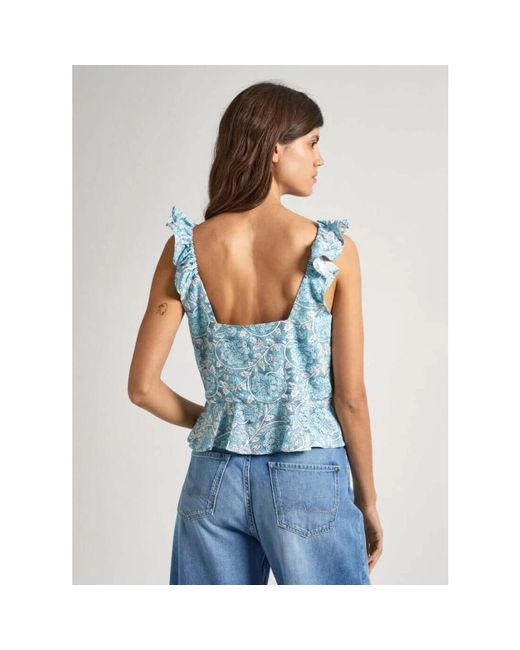 Pepe Jeans Blue Blouses