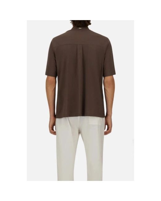 Herno Brown Polo Shirts for men
