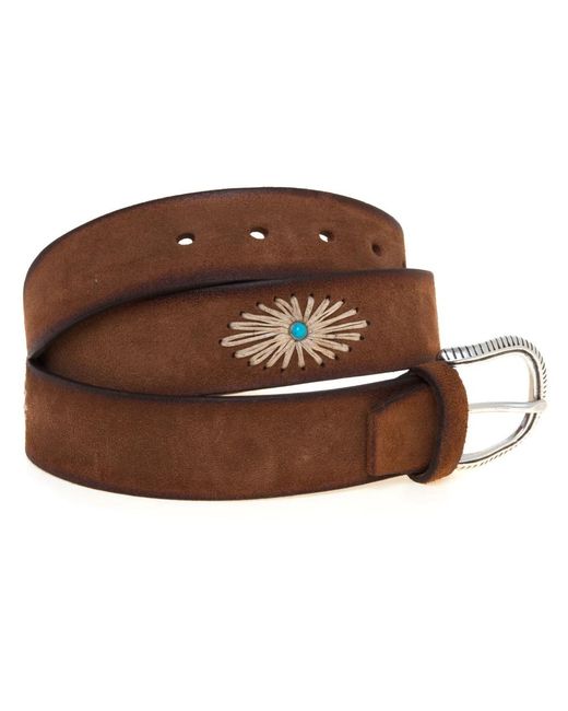 Alberto Luti Brown Belts for men