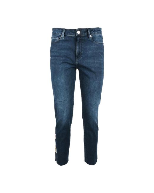 Slim-Fit Jeans Love Moschino en coloris Blue