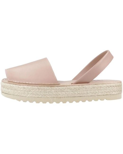 Flat Sandals di Frailera in Pink
