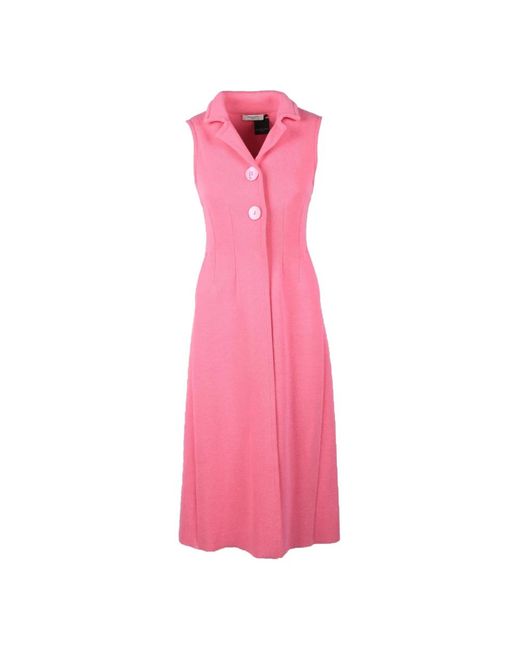 Charlott Midi Dresses in het Pink