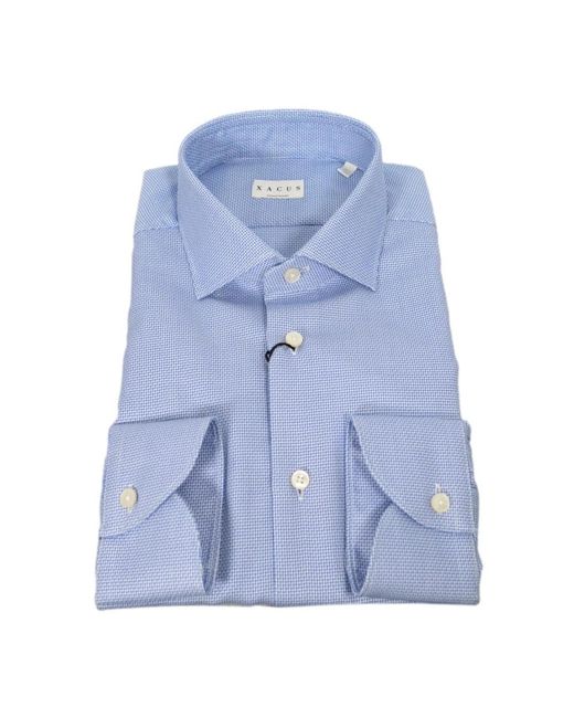 Xacus Shirts > Formal Shirts in het Blue voor heren