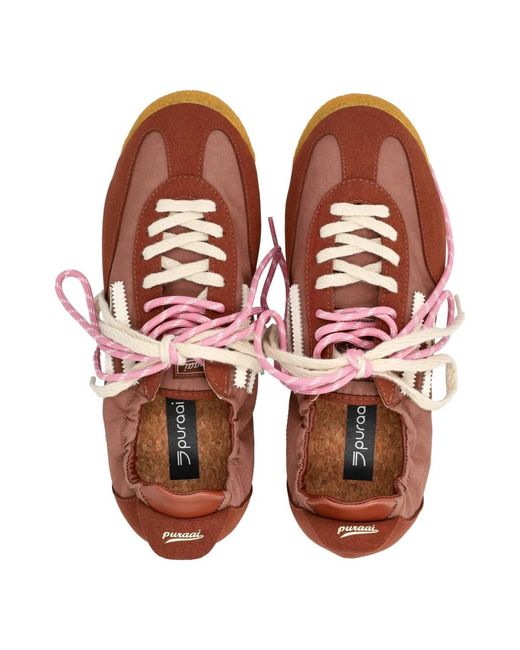 PURAAI Pink Sneakers
