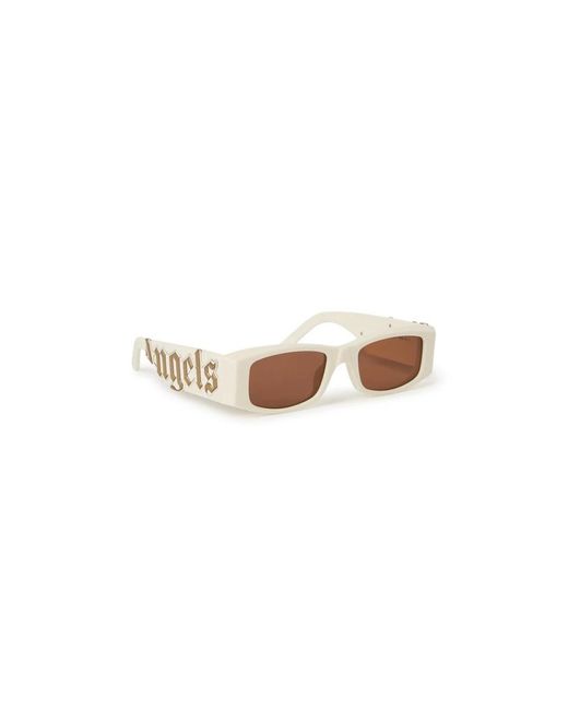Palm Angels White Sunglasses