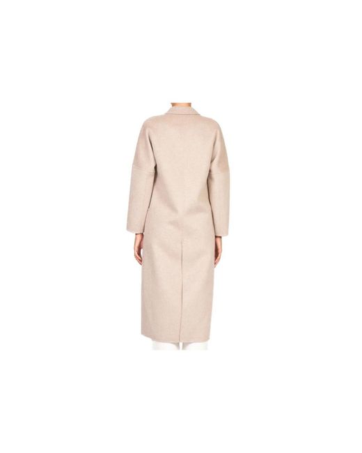 ViCOLO Pink Double-Breasted Coats