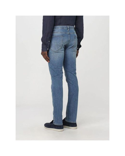 Emporio Armani Blue Slim-Fit Jeans for men
