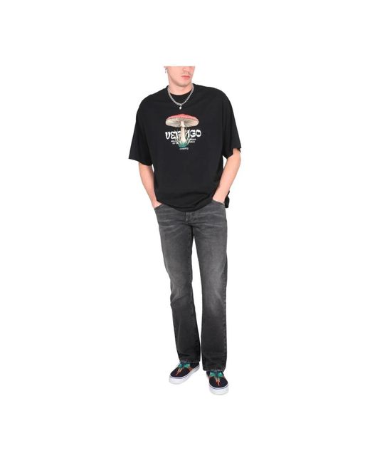 Marcelo Burlon Gray Straight Jeans for men
