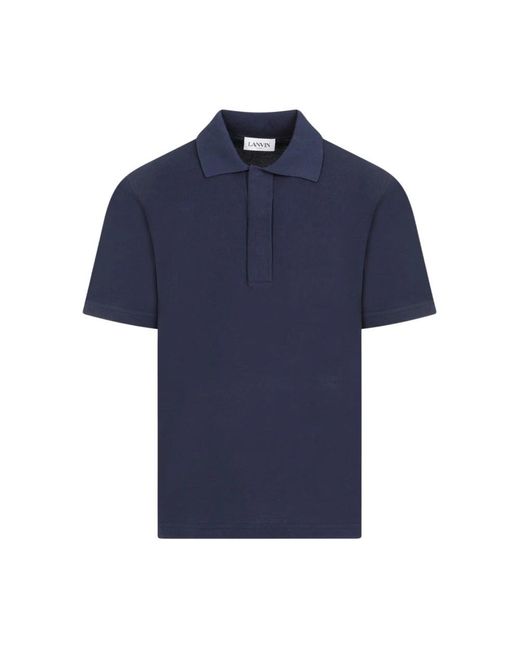 Lanvin Blue Polo Shirts for men