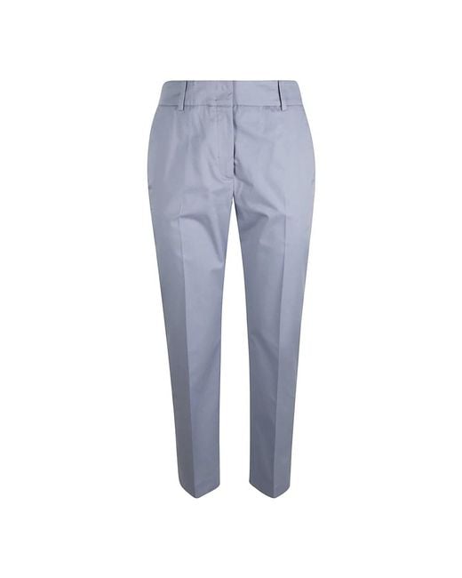 Eleventy Blue Tapered Trousers
