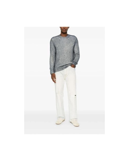 Avant Toi Gray Round-Neck Knitwear for men