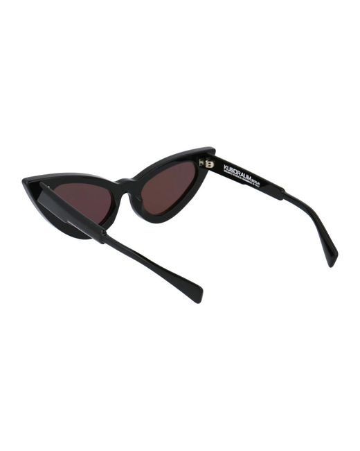 Kuboraum Black Stylische sonnenbrille maske y3