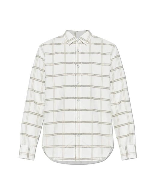 Rag & Bone Overhemden ,Wit ,Katoen Tomlin Brushed Oxford Shirt in het White voor heren