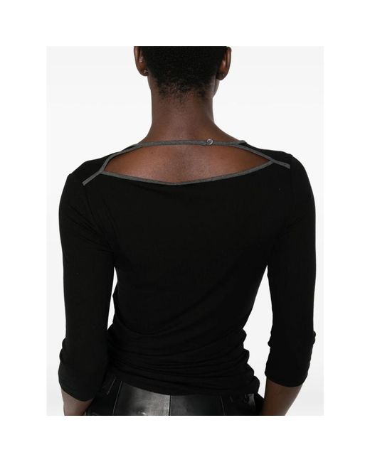 IRO Black Long Sleeve Tops