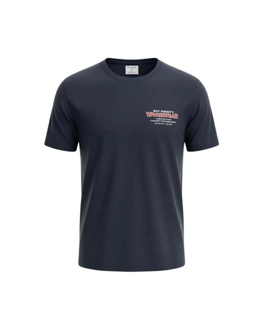 Roy Rogers Blue T-Shirts for men