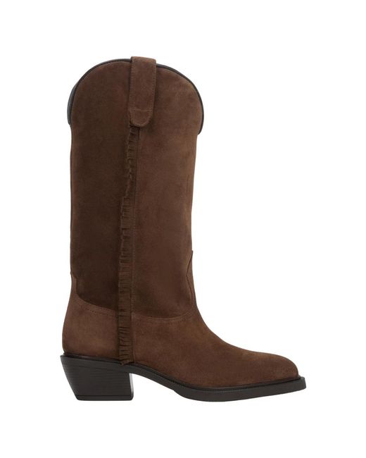 ESTRO Brown Cowboy Boots