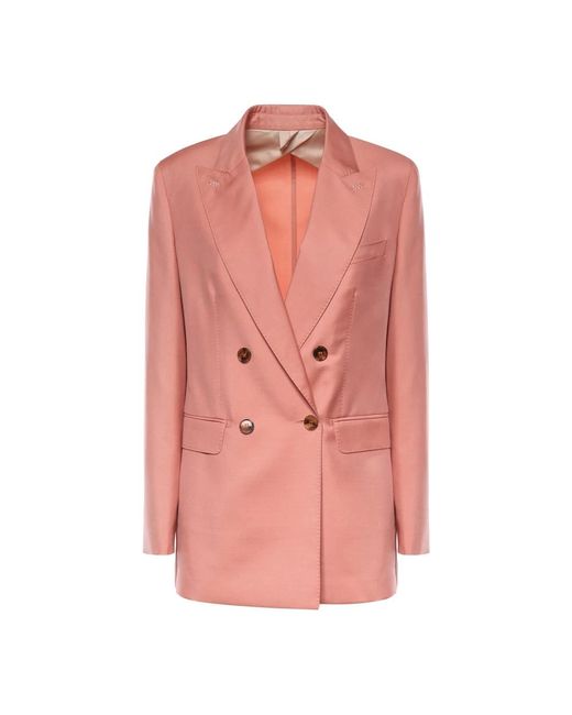 Max Mara Mxmstaffa Blazer in het Pink