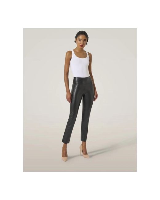 Wolford Gray Slim-Fit Trousers