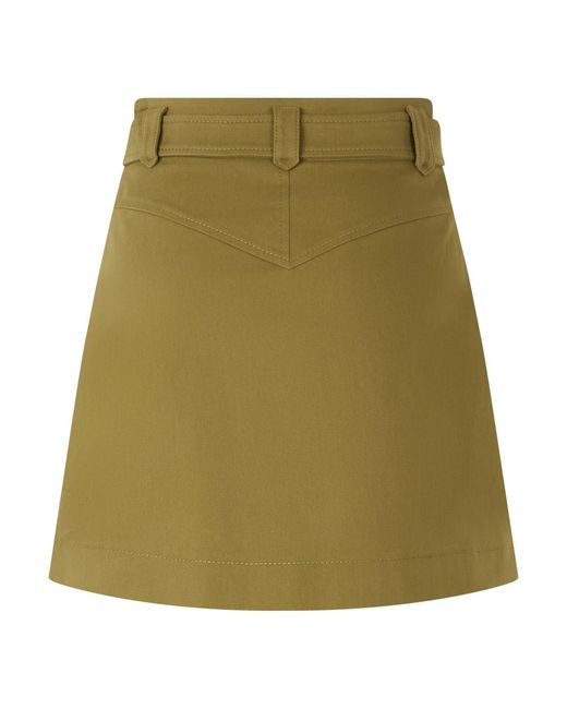 Alberta Ferretti Green Short Skirts