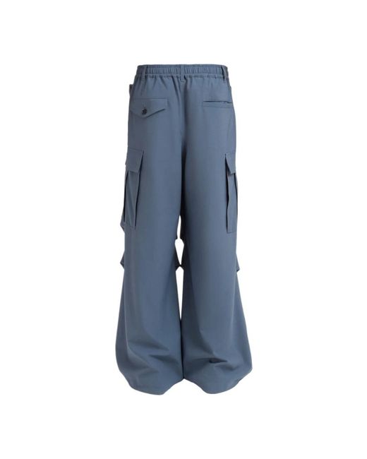 Marni Blue Wide Trousers for men