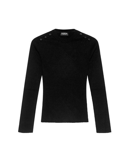 Dondup Black Round-Neck Knitwear